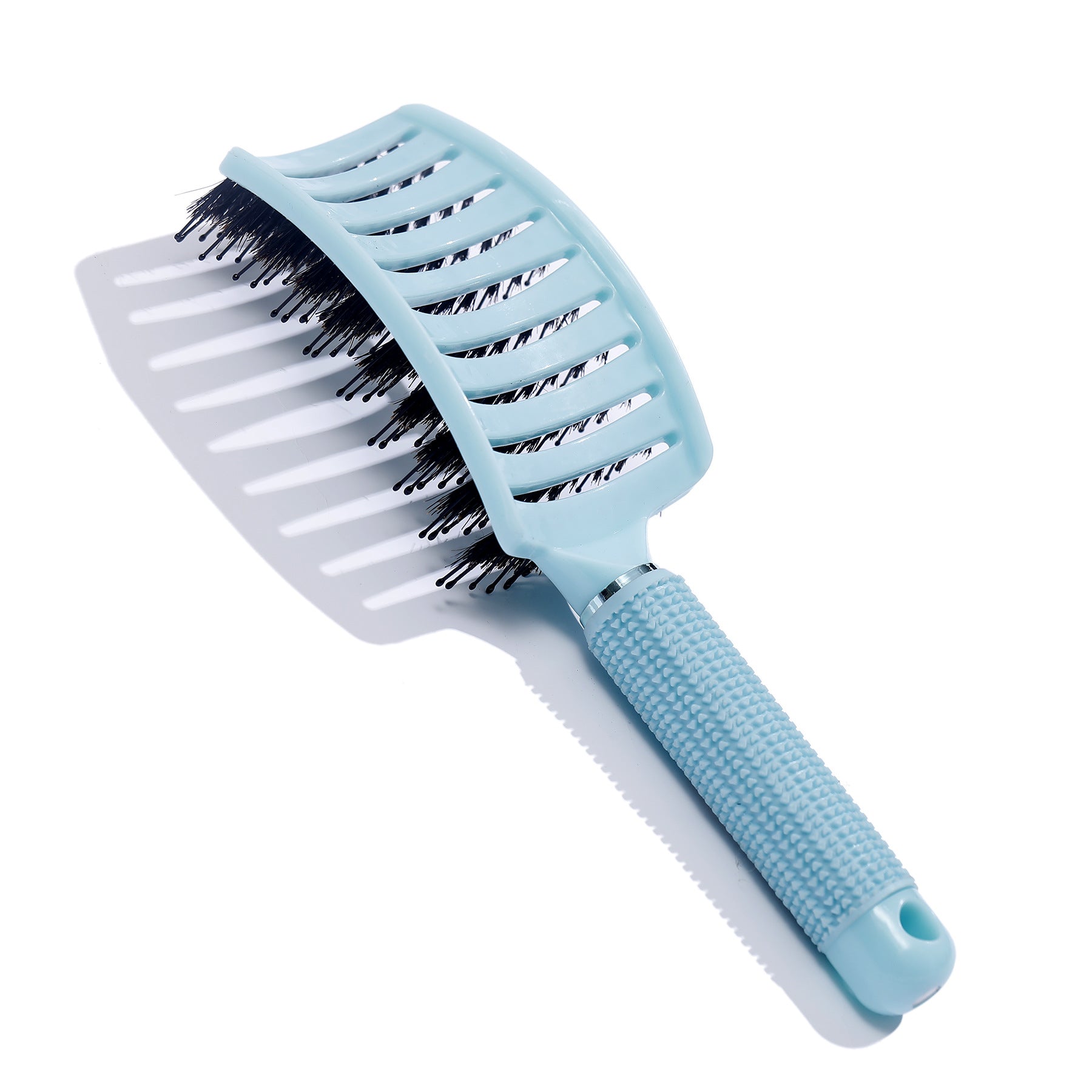 Hairbrush for hair extensions