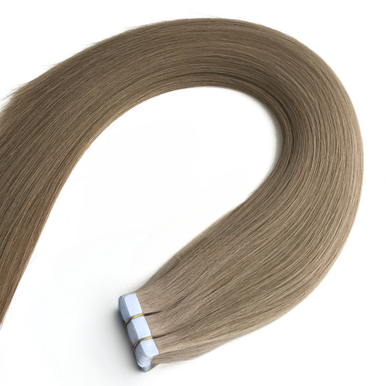 Äkta tejphår Mushroom Blonde #14 – mörkblond färg med kalla inslag, äkta löshår av högsta kvalitet från Ana Sweden!