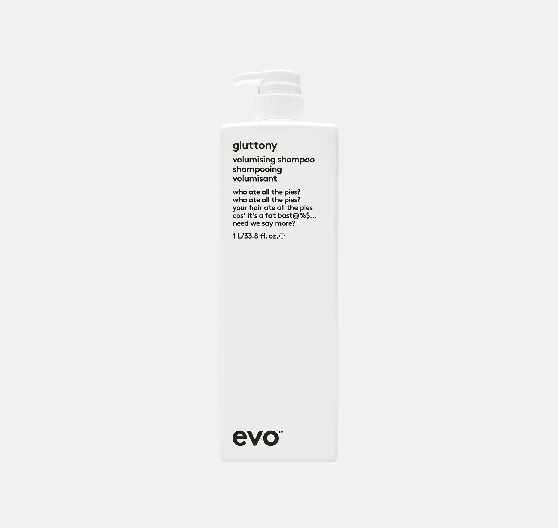 Evo Gluttony Volumising Shampoo 1000 ml