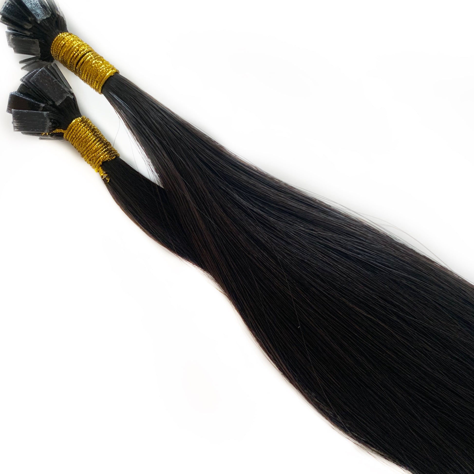 Keratin löshår, Svart - för en längre och fylligare frisyr