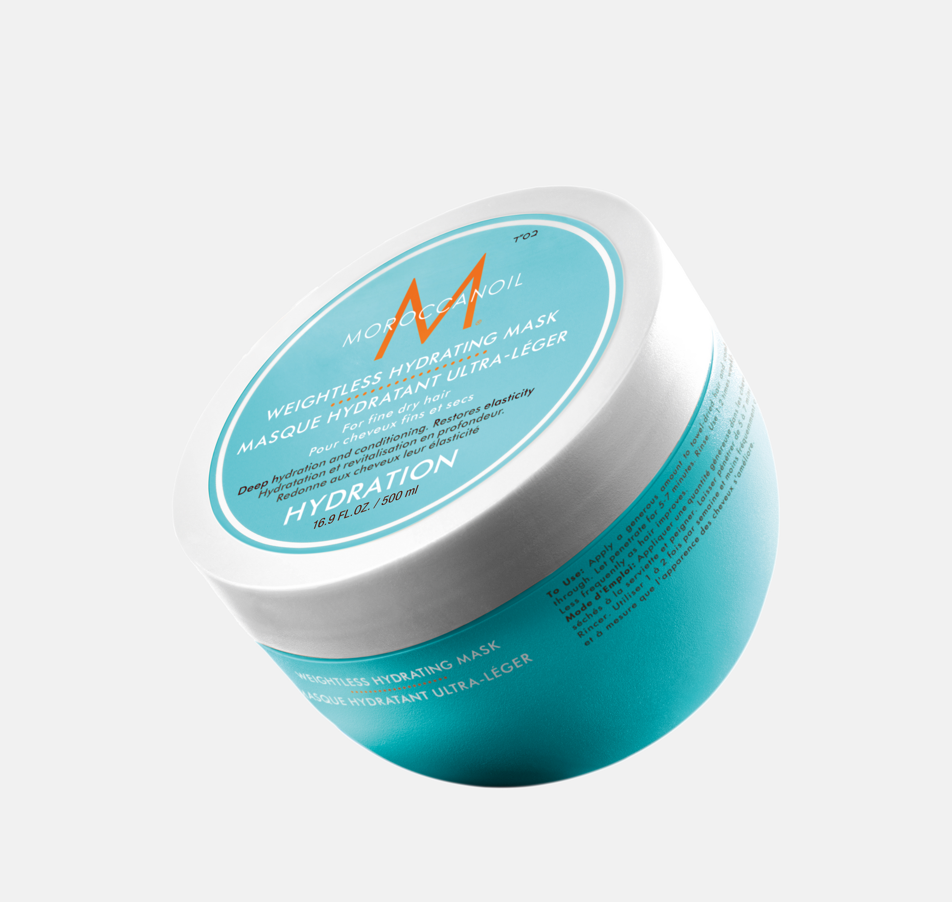 Weightless Hydrating Mask 500 ml – viktlös fuktinpackning med arganolja för torrt hår, återfuktande and glansgivande mask