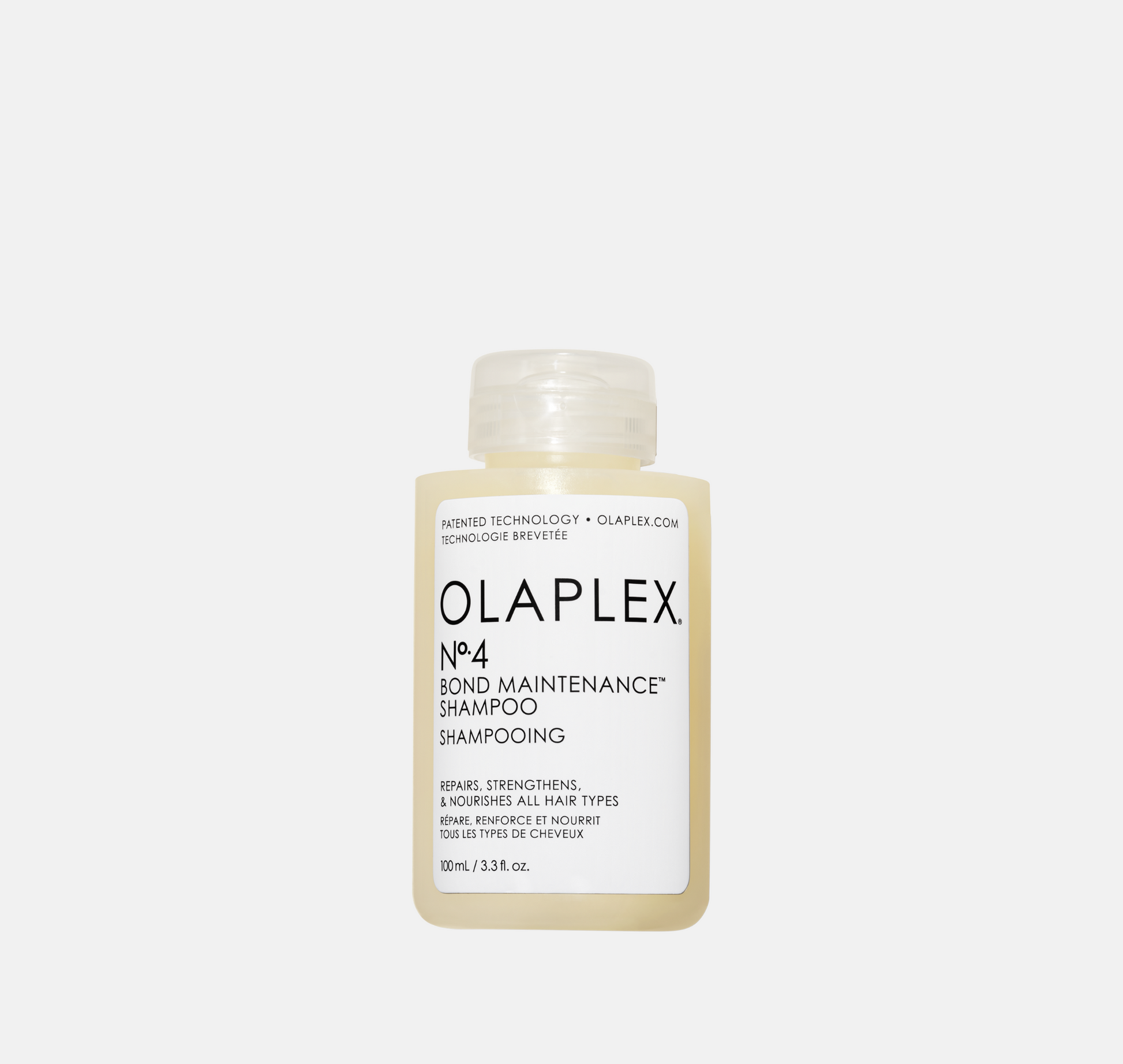 Olaplex No. 4 schampo som återfuktar, stärker håret, minskar friss och ger glans – perfekt för skadat och färgat hår
