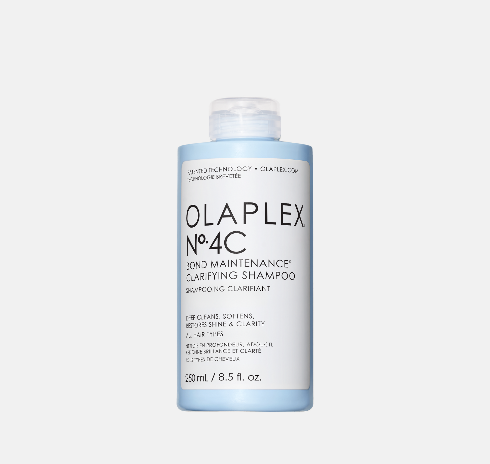 Olaplex No.4C Clarifying Shampoo 250 ml – sulfatfri djuprengöring som stärker och fräschar upp färgat, skadat och löshår.