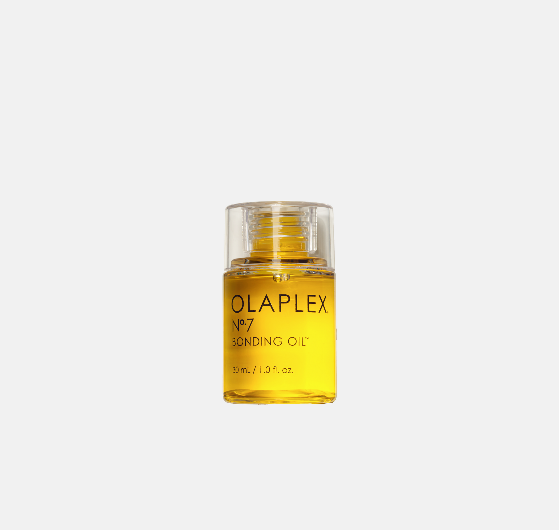 Olaplex No.7 Bonding Oil 30 ml– viktlös hårolja som stärker, ger glans, mjukhet och värmeskydd upp till 230 °C utan att tynga ner.