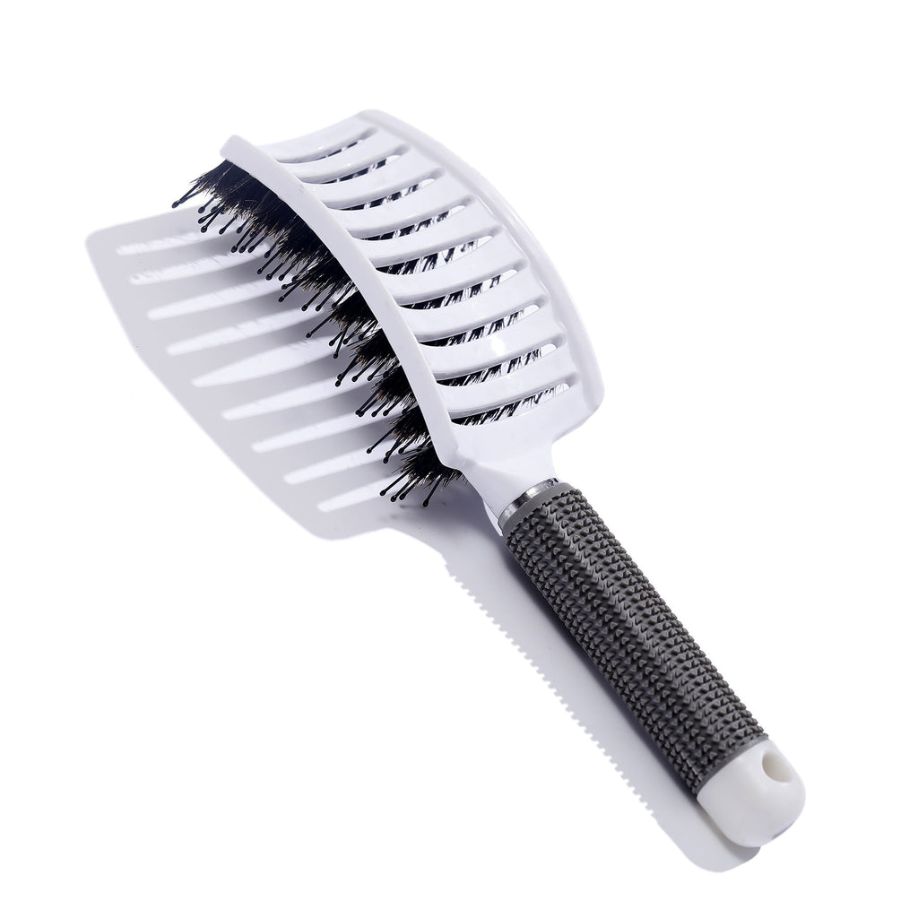 Hairbrush for hair extensions