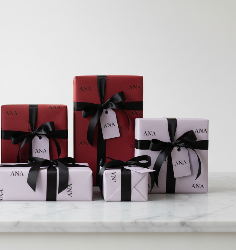 ingen bakgrund förutom marmorskivan som de ligger på. Ana ska stå i svart, rosetterna ska vara svarta